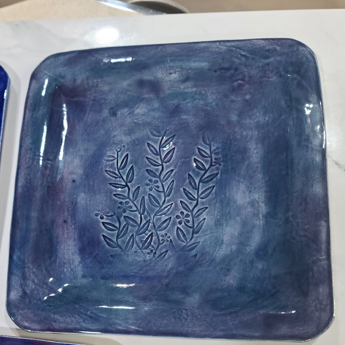 Red & White Dinner Set for 4